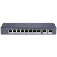 HIKVision DS-3E0310P-E/M 8-Port PoE Switch, L2 unm