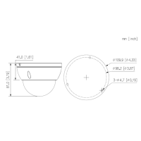 Dahua - IPC-HDBW2241EP-S-0280B - IP - Dome