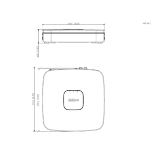 Dahua - XVR5104C-4KL-I3(V3.0) - XVR - 4 Kanal - SMD