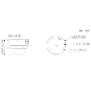 Dahua - IPC-HDBW3449R1P-ZAS-PV-27135-S5 - IP - Dome