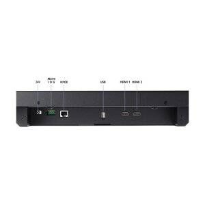 Hanwha Vision SMT-3221PV "32"" (81,3cm) AI Public View Monitor, 1080p, 2MP Kamera, HDMI, Ethernet, PoE, 24VDC"