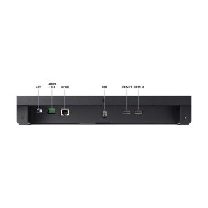 Hanwha Vision SMT-2721PV "27"" (68,5cm) AI Public View Monitor, 1080p, 2MP Kamera, HDMI, Ethernet, PoE, 24VDC"