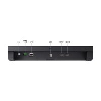 Hanwha Vision SMT-2721PV "27"" (68,5cm) AI Public View Monitor, 1080p, 2MP Kamera, HDMI, Ethernet, PoE, 24VDC"