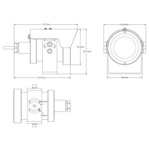 Dahua - SDZW2000T-SL-0360B - IP - Bullet - Anti-Korrosion