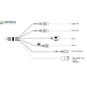 Dahua - IPC-HDBW5441RP-ASE-HDMI-0280B - IP - Dome