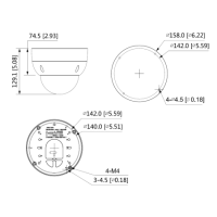 Dahua - IPC-HDBW5442HP-ZHE-ATC-S3 - IP - Dome - Anti Korrosion