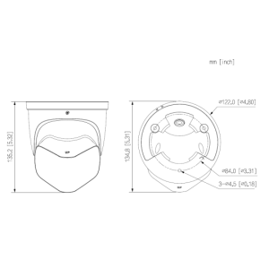 Dahua - IPC-PDW3849-A180-E2-AS-PV-0280B-Black - IP - Eyeball