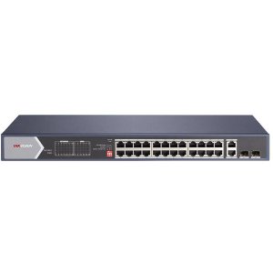 HIKVision DS-3E0528HP-E 24-Port PoE Switch, L2 unm