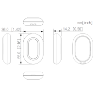 Dahua - ARD821-W2(868)-B - Alarm - Panik Knopf