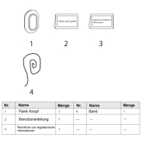 Dahua - ARD821-W2(868)-L - Alarm - Panik Knopf