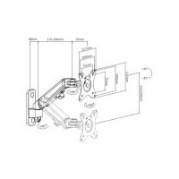 VM-UMA10 Monitor Wandhalterung Jetrics