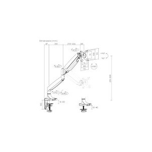 VM-UTM10 Monitor Tischhalterung Jetrics