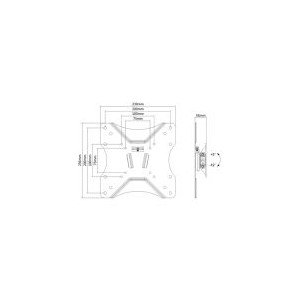 VM-UCWM20 Monitor Wandhalterung Jetrics