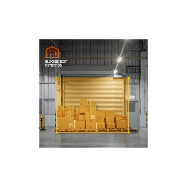 Hanwha Vision AIA-C01BLK Hanwha Kameralizenz für Blocked Exit Detection Open Platform Application