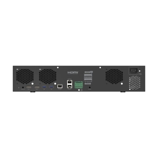 Hanwha Vision XRN-6420B2 Netzwerk Video Rekorder, 64 Kanal, 520Mbps, 32MP, RAID, H.265, 2xHDMI, 8xHDD, AI-Suche