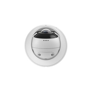 eneo IND-48F0002MTPA Netzwerk Dome Kamera Fix, Turret, Panorama 180°, 3840x2160, Tag/Nacht, WDR, AI, 2,0mm, IR, Weißlicht, 12VDC, PoE, IP67