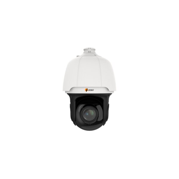 eneo INP-75A0033MIB Netzwerk PTZ Dome Kamera, 33x AFZ, 2592x1944, Tag/Nacht, WDR, AI, 4,3-142mm, Alarm, Audio, IR, 12VDC, PoE+, IP66