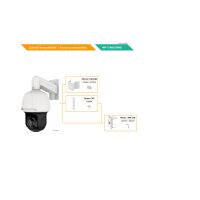 eneo INP-75A0033MIB Netzwerk PTZ Dome Kamera, 33x AFZ, 2592x1944, Tag/Nacht, WDR, AI, 4,3-142mm, Alarm, Audio, IR, 12VDC, PoE+, IP66