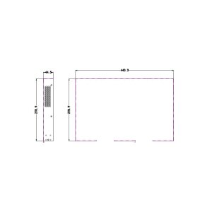 eneo NSMR-2024M0A Gigabit Switch Rack, Managed, 24x PoE, 2xSFP, max. 30W pro Port, internes Netzteil max. 400W