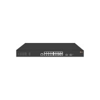 eneo NSMR-2016M0A Gigabit Switch Rack, Managed, 16x PoE, 2xSFP, max. 30W pro Port, internes Netzteil max. 250W