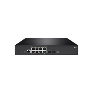 eneo NSMR-2008M0A Gigabit Switch Rack, Managed, 8x PoE, 2xSFP, max. 30W pro Port, internes Netzteil max. 150W