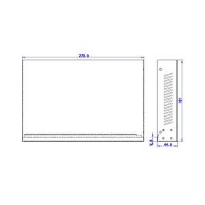 eneo NSMR-2008M0A Gigabit Switch Rack, Managed, 8x PoE, 2xSFP, max. 30W pro Port, internes Netzteil max. 150W