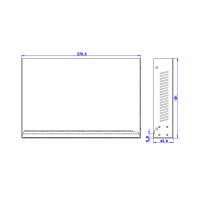 eneo NSMR-2008M0A Gigabit Switch Rack, Managed, 8x PoE, 2xSFP, max. 30W pro Port, internes Netzteil max. 150W