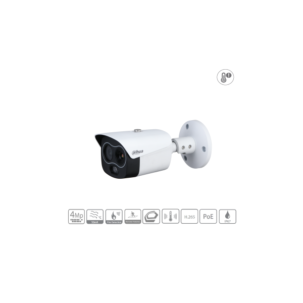 Dahua - TPC-BF1241-TB10F12-DW-S8 - Thermal - Bullet