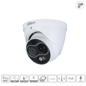 Dahua - TPC-DF1241-TB2F2-DW-S8 - Thermal - Eyeball