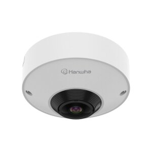 Hanwha Vision QNF-C9010 "1/1,6"" Netzwerk Dome, Fix, Fisheye, Innen, Tag/Nacht, 3008x3008, Objektiv 1,76mm, WDR, PoE, IP42"