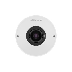 Hanwha Vision QNF-C9010 "1/1,6"" Netzwerk Dome, Fix, Fisheye, Innen, Tag/Nacht, 3008x3008, Objektiv 1,76mm, WDR, PoE, IP42"