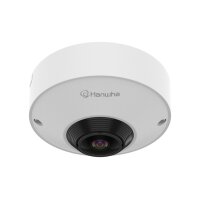 Hanwha Vision QNF-C9010 "1/1,6"" Netzwerk Dome, Fix, Fisheye, Innen, Tag/Nacht, 3008x3008, Objektiv 1,76mm, WDR, PoE, IP42"