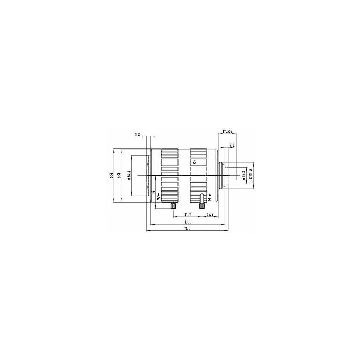 LENS-DM3816D-3M-NB BURG GARD