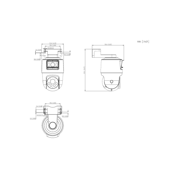Dahua - SDT2A200-2F-NB-A-PV - IP - PT - Doppel Linse