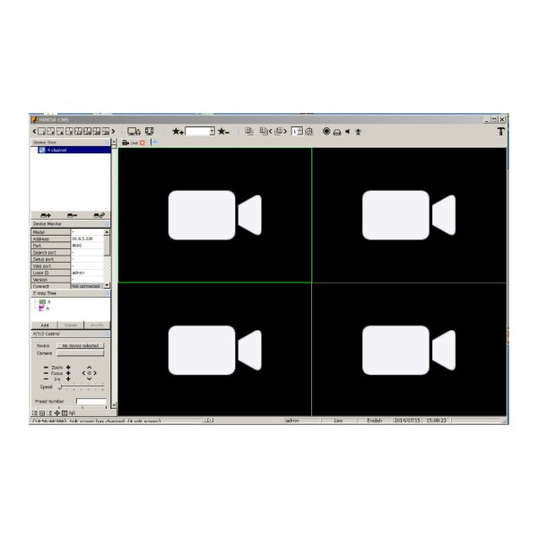 eneo MER_HDR_CMS Steuerungssoftware für MER-32xx, MER-22xx, MER38xx und MER28xx Rekorder Serie