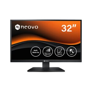 AG Neovo SC-32E "31,5"" (80cm) LCD Monitor, VGA, HDMI, Composite BNC, 24/7, schwarz"