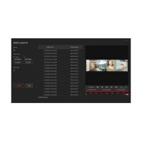 Hanwha Vision Wisenet Viewer NVR/DVR Management Software, Suche/Wiedergabe in Videos, Ereignis- und Rechteverwaltung