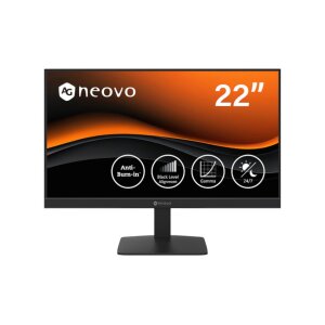 AG Neovo SC-2203 "21,5"" (54,6cm) LCD Monitor, VGA, HDMI, Composite BNC, 24/7, schwarz"