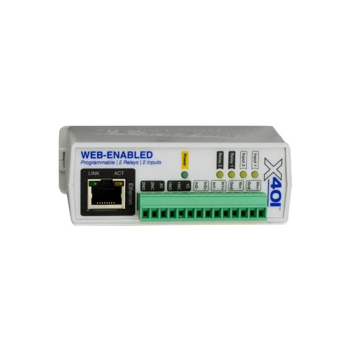 2N External IP Relay - 2 output, 2 input box
