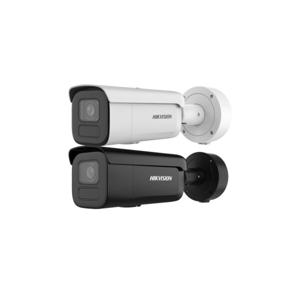 Hikvision DS-2CD2686G2H-IZS(2.8-12mm)(eF)(O-STD) Netzwerk Varifokal Bullet Kamera, 8MP, 2,8-12mm, DarkFighter, AcuSense, Infrarot, Mic, IP67, weiß