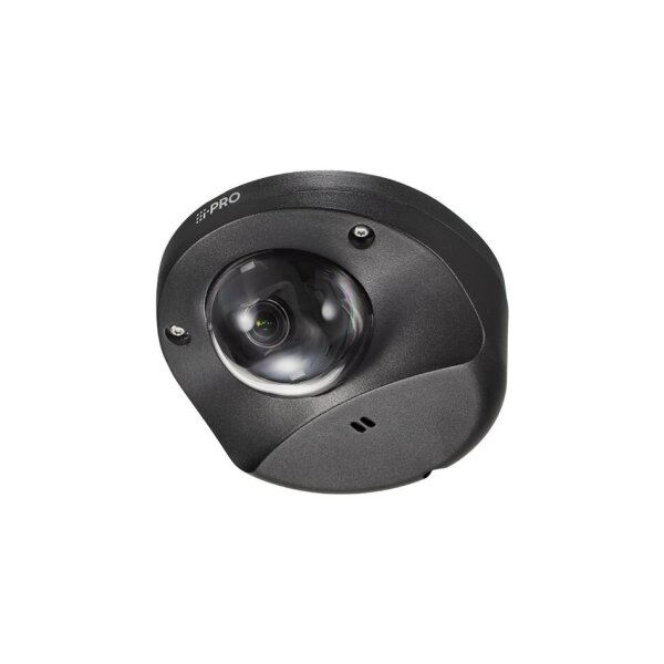 i-PRO WV-S35302-F2L1V Netzwerk Compact Dome S-Serie, 2MP@60fps, 2,4mm Korridorfunktion, IR, IK10, in, schwarz