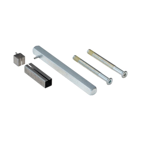 2N Fortis Handle - Spindle with screws set, 7mm, 3 Drückerstift mit Schraubenset 7mm, 39-47mm