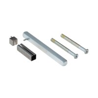 2N Fortis Handle - Spindle with screws set, 7mm, 3 Drückerstift mit Schraubenset 7mm, 39-47mm