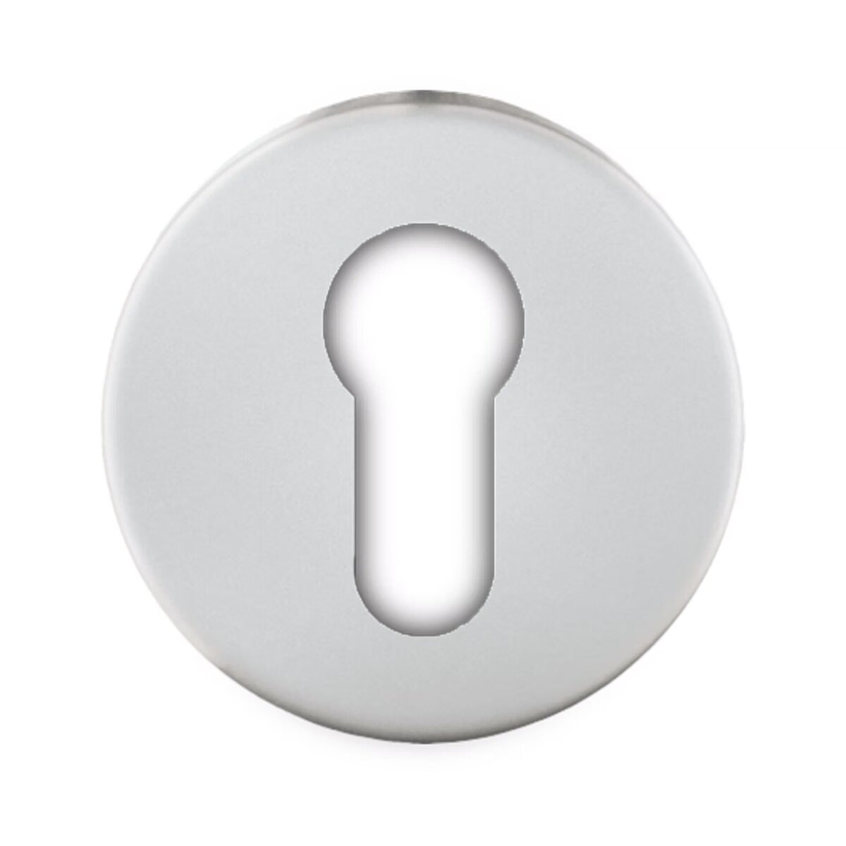 2N Fortis Handle - Round key rose, Euro  box