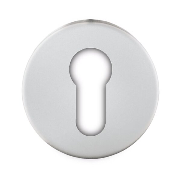 2N Fortis Handle - Round key rose, Euro profile Schlüsselrosette rund, Europrofil