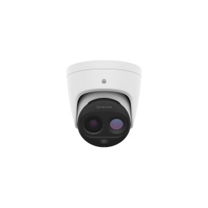 Hanwha Vision TNM-C2722TDR Bi-Spektrum KI-Wärmebildkamera, QQVGA 1,9mm 8fps, 3MP 4,46mm 30fps, H.265, PoE