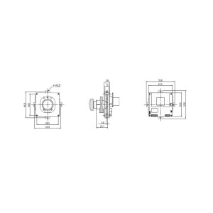 eneo ISM-52F0021WMB "1/2,8"" Netzwerk Platinenkamera 1920x1080, Tag/Nacht, WDR, 2,1mm, H.265, PoE, 12VDC"
