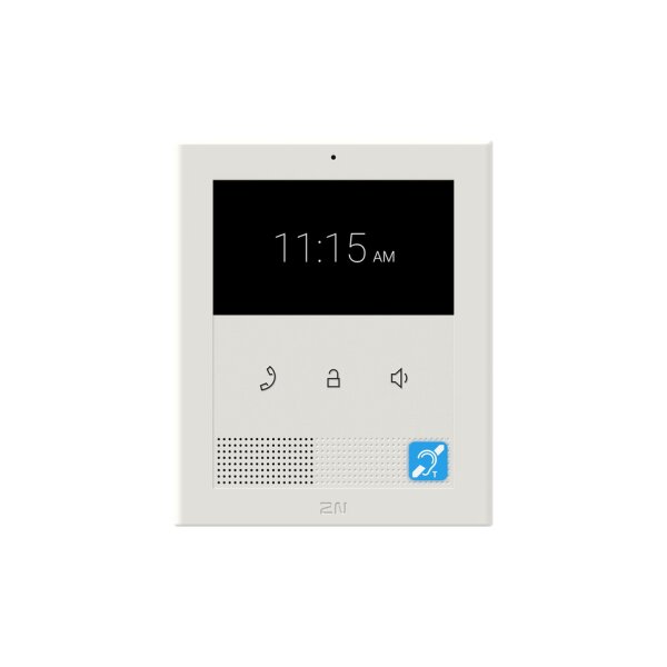 2N Clip 2wire-IP, Induction loop "Netzwerk Innensprechstelle 4,3"" Farb Display, 2-Draht, weiß, Induktionsschleife"