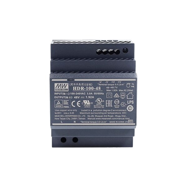 2N Clip 2wire-IP Switch Power supply 48VDC/1.92A Stromversorgung für 2N Clip 2-Wire Switch 1 pro Switch, 48VDC, DIN rail