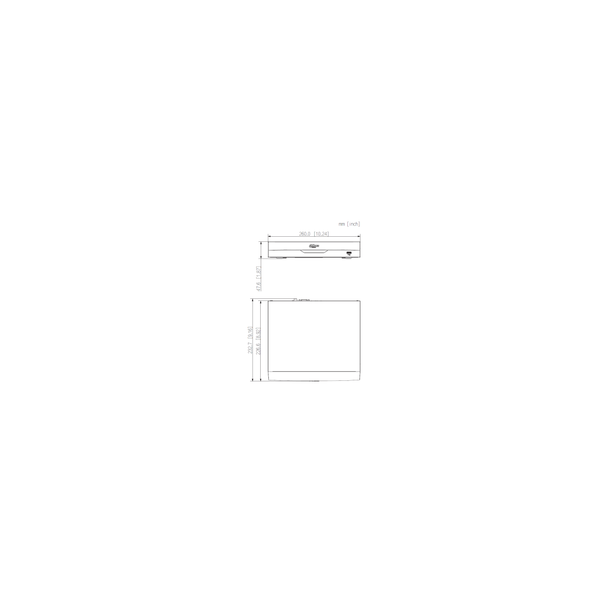 Dahua - NVR4104HS-EI - NVR - 4 Kanal box